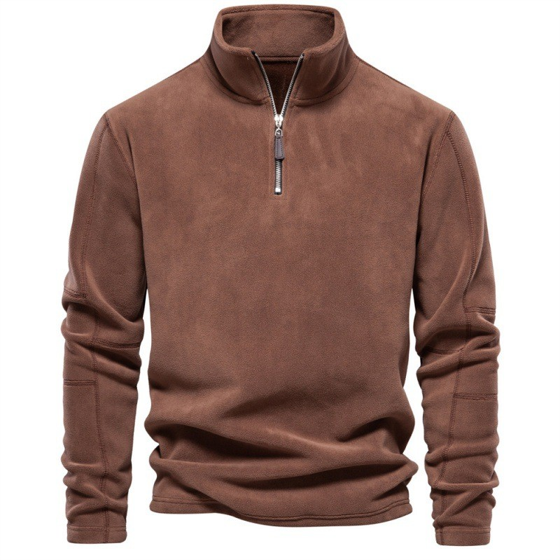 Maxwell™ | Fleece-Pullover med kvart lynlås