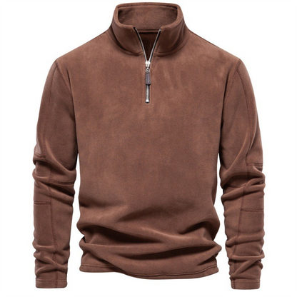 Maxwell™ | Fleece-Pullover med kvart lynlås