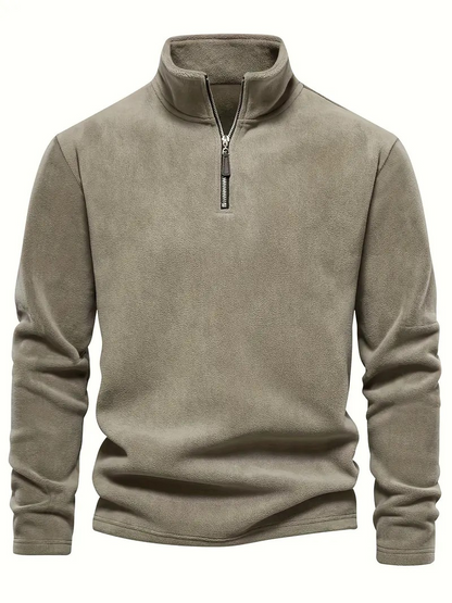 Maxwell™ | Fleece-Pullover med kvart lynlås