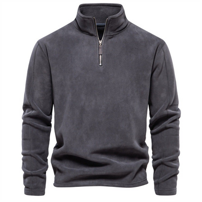 Maxwell™ | Fleece-Pullover med kvart lynlås